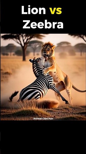lion vs zebra real fight | wild savannah chase caught on camera.