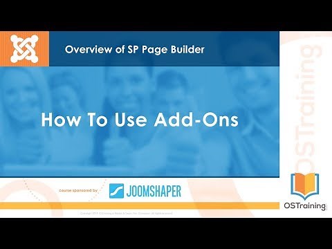 Learn SP Page Builder - Video 4 - Addons