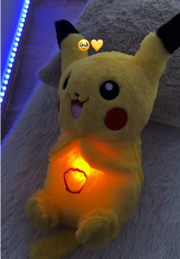 This breathing Pikachu is my kids’ calm 🥹❤️‍🩹 #pikachu #breathingplush #pokemon #parents #kids This Pikachu is more than a toy, it’s a breathing plush that helps your kids relax. Designed for parents who are Pokemon lovers, it helps kids feel calm, reduce stress and anxiety, and unwind after busy days. The gentle breathing motion helps them relax, feel safe, and fall into sleep and even deep sleep. Perfect for calm nights and peaceful routines at home.