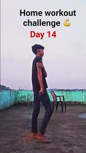 Day 14 Home workout Vlog 💪 #homeworkout #challenge #shorts