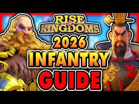 ULTIMATE Infantry Guide for Rise of Kingdoms! Best Commanders, Gear, Talents, Armaments & MORE