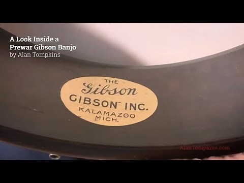 A Look Inside A Prewar Gibson Banjo