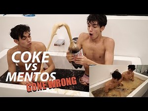COKE VS MENTOS BATH CHALLENGE GONE WRONG!