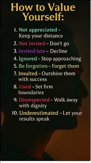How to Value Yourself | 10 Powerful Rules to Protect Your Self-Worth #motivation #psycholgyfacts