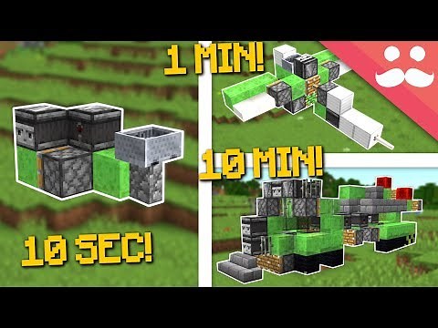 MINECRAFT VEHICLES: 10 Minute, 1 Minute, 10 Seconds!