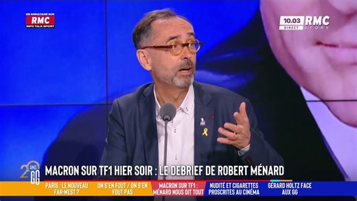 Macron sur TF1: Robert Ménard l'a trouvé "las" et "pas combattif"