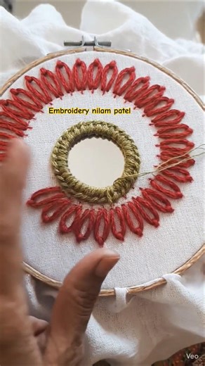 Beautiful mirror work design. #shorts #mirrorwork