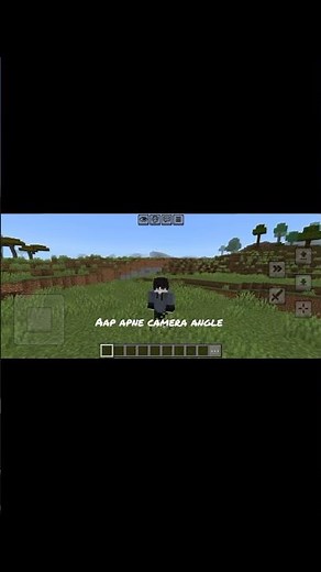 How to change a camera angle in minecraft pe