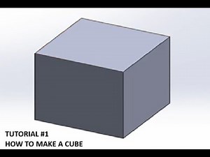 SOLIDWORKS Tutorial #1 |Box ( Cube ) | Beginner