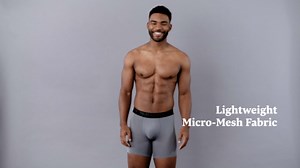 Fruit of the Loom Men's Breathable Micro-Mesh Boxer Briefs, 3-Pack