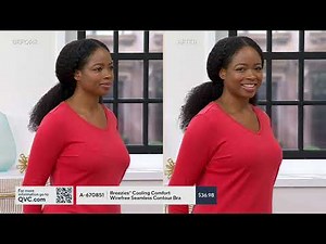 Breezies Cooling Comfort Wirefree Seamless Contour Bra on QVC