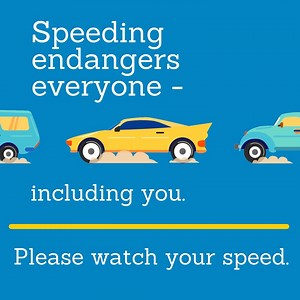 In the first quarter of 2021, traffic fatalities increased 10.5%. Speeding endangers everyone. Please, watch your speed. | NHTSA