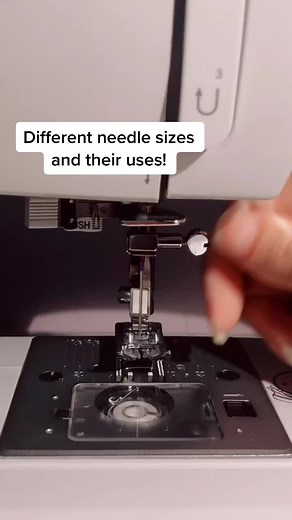 Here is a mini needle explanation! #sewing #needle #tutorial #singersewingmachine