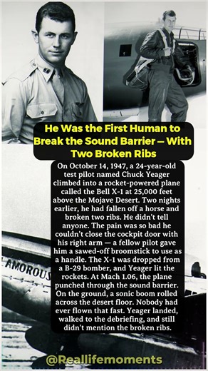 He Was the First Human to Break the Sound Barrier With Two Broken Ribs