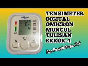 How to fix an error on an Omicron digital tensiometer-4