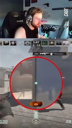 NiKo was just passing through… 👀 #cs2 #counterstrike #twitchclips