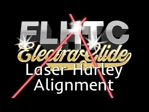 Simple Harley Frame Alignment Using Lasers