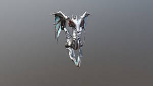 Majestic Fantasy Dragon 3D Model – High Detail - 3D model by animevoice313310