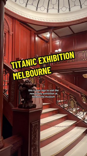 ✨NEW✨TITANIC Exhibition at Melbourne Museum was a dream come true! Seeing the replica of the grand staircase was such a surreal experience. An amazing exhibition displaying over 200 rare artefacts from the titanic wreckage site. 🗓️ until 14 April, 2024 💵 from $14 (members) and $32.50 (non-members) #titanic #titanicexhibition #melbournemuseum #thingstodomelbourne #melbourne #funactivitiesmelbourne