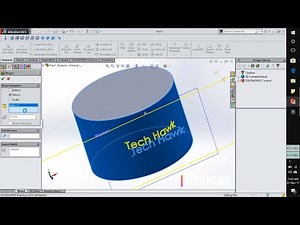 How to use Wrap feature in SolidWorks | Sketch onto a planar or non-planar face | Tech Hawk Tutorial