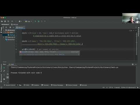 B06 Using Python Packages Demo 2 Dictionaries