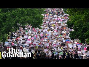 Thousands rally for abortion rights across the US: 'Half of America deprived of hope'