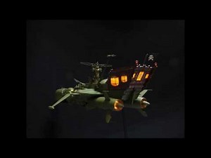 Hasegawa /1500 Space Pirate battleship Arcadia with Arduino