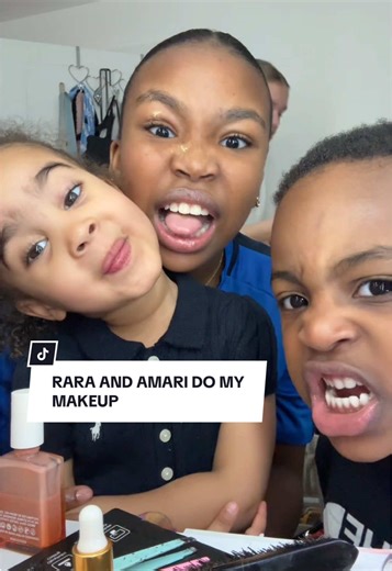 Rara and Amari's Fun Makeup Transformation