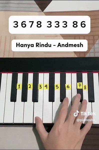 Piano Tutorial: Hanya Rindu by Andmesh