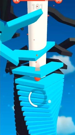 No Skip! Last Bounce Sabse Crazy 😈 #stackyball #gaming #shorts #trendingsong #playinggamesk