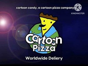 Cartoon pizza logo remake