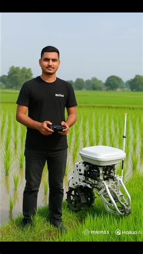 Machine Weeding in Rice Field 🌾🚜 | Trending Farming Video 2025