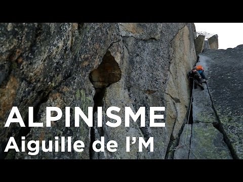 Aiguille de l'M Ridge North North East Aiguilles de Chamonix Mont-Blanc climbing mountaineering