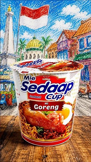 Indonesia’s Most Popular Cup Noodles!? | Mie Sedaap Mi Goreng Review