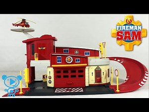 FIREMAN SAM Fire Station Toys Video for children kids Feuerwehrmann Sam 4K