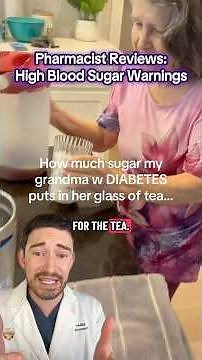 DO NOT DRINK THIS IF YOU HAVE DIABETES 😳 Pharmacist reviews Hyperglycemia (High Bloof Sugar)
