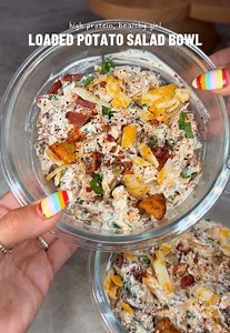Loaded Potato Salad Bowl — Best High-Protein Summer Meal Prep