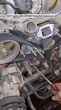 EASY Toyota LAND CRUISER Timing Belt Replacement Today