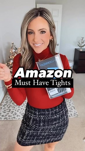 🎄Amazon Indestructible Tights🎄Comment TIGHTS to shop. Love this adorable look for the holidays. These tights are high waited with tummy control. They resist piling & snagging 🙌I’m wearing my true size S/M. …Affiliate link - https://amzlink.to/az0rrofPHXmyb … As an Amazon influencer I earn from qualifying purchases ... #amazonstorefront #amazonfashion #amazoninfluencerprogram #amazoninfluencer #founditonamazon #founditonamazonfashion #amazonfind #amazonfashionfinds #casualstyle #casuallook #af