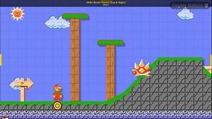 SMB1 Beach Theme (Day & Night) Mod for Super Mario Maker 2 | SMM2 Mods