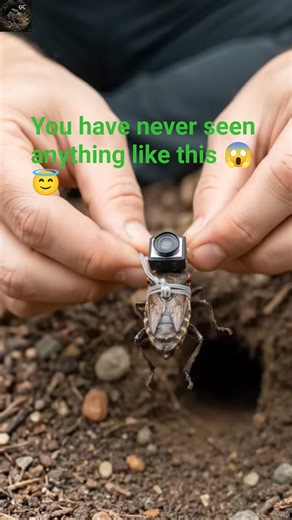 Hidden Underground Bug City 😱 | Shield Bug POV” #microcamera #wildlife #explore #eyespots #eyespy