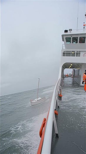 Massive Rogue Wave Smashes Ferry During Intense High Sea Rescue