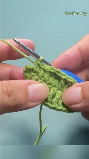 Crochet This Cute Leaf in Minutes! 🌿💚#crochet #crochetcrosai #diy