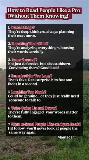 68K views · 151 reactions | How to Read People Like a Pro (Without Them Knowing!) #reelsvideoシ #reelsfbシ #reelsfypシ #fblifestyle | Mama Car | Facebook