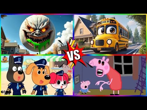 SONIC.EXE Vs PEPPA PIG.EXE Vs SIREN HEAD Vs LIN GANG MELON - Tiles Hop Edm Rush!