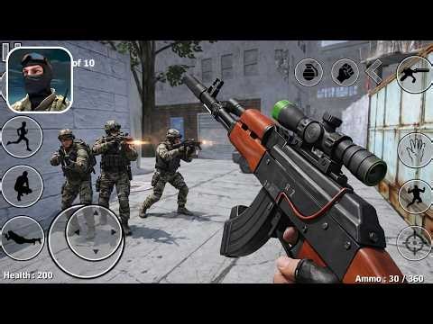 Frontline Blaster - Commando Shooter Shooting Missions - Android Gameplay