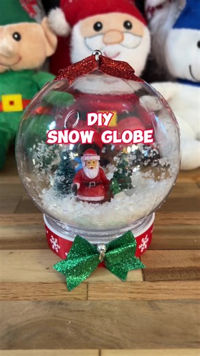 DIY SNOW GLOBE #snowglobe #christmasvillage #christmasiscoming #christmas2023countdown #christmasmadeeasy #winter #holidays #diy #diyprojects #diyhomedecor #dollartree #dollartreediy | Easy Recipes & Lifestyle Tips