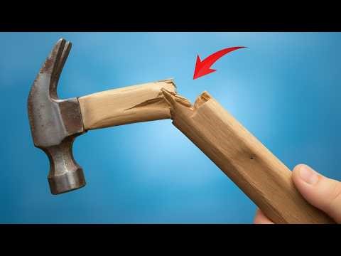 99% of people don't know this trick for making a super-durable hammer handle from PVC pipe! (DIY)