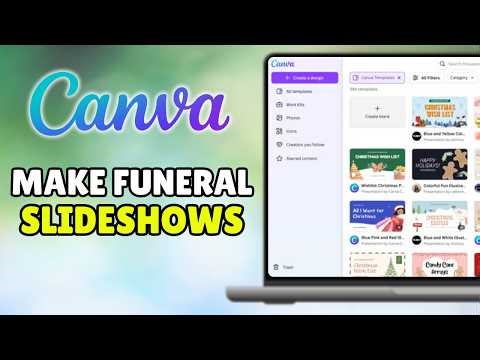 How To Make A Funeral Slideshow On Canva (2026) - Make Memorial: Memento Design In Canva