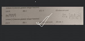 (where *] denotes greatest integer function)(A) 0lim[x-3 1(... | Filo